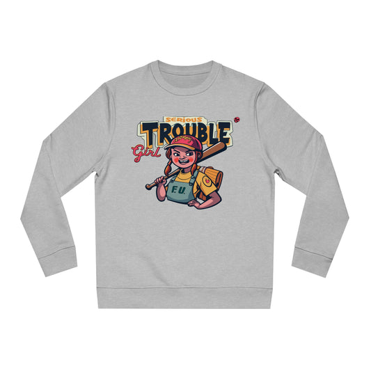 trouble girl  // organic sweater