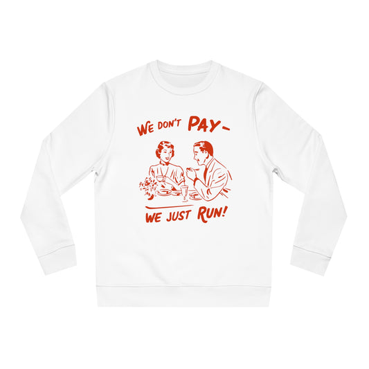 we don't pay  //  organic sweater