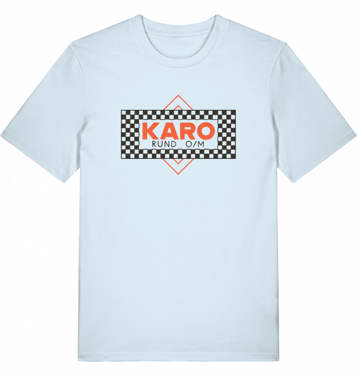 Minimalistisches Re-Design der legendären „KARO“-Kippen aus der ehemaligen DDR. O/M steht für: ohne Mundstück. Bio. Fair. Vegan.