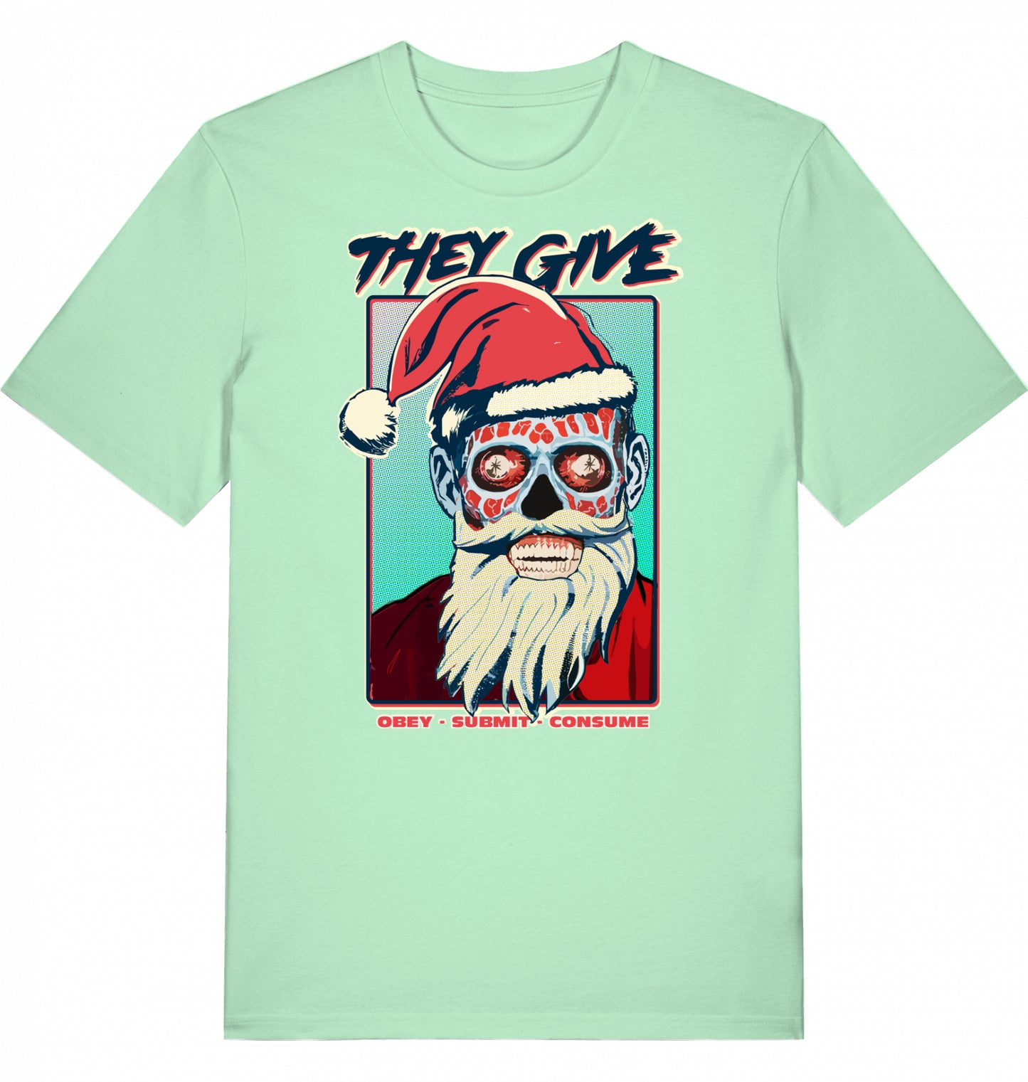 Schiebst du Filme?
Unser They Live X-Mas Mashup bringt Alien-Santa direkt unter deinen Baum.
Hol dir das wildeste Anti-Weihnachts-Design der Saison.