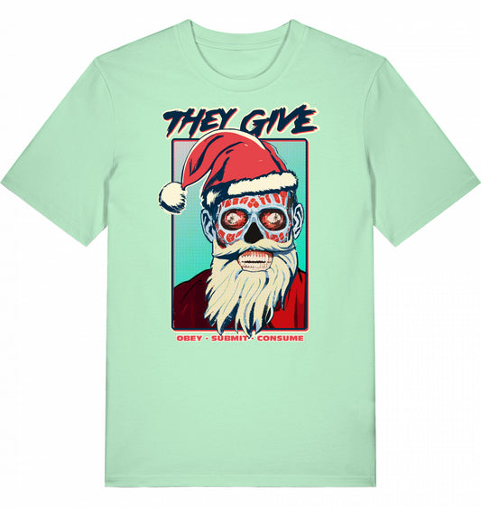 Schiebst du Filme?
Unser They Live X-Mas Mashup bringt Alien-Santa direkt unter deinen Baum.
Hol dir das wildeste Anti-Weihnachts-Design der Saison.
